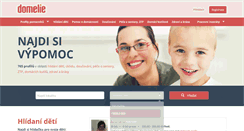 Desktop Screenshot of domelie.cz